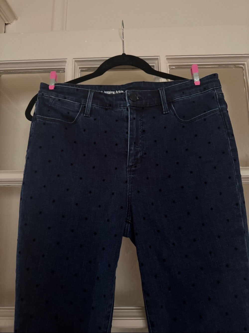 Talbots Petite Flawless High- Waist jeggings ankle dot jeans